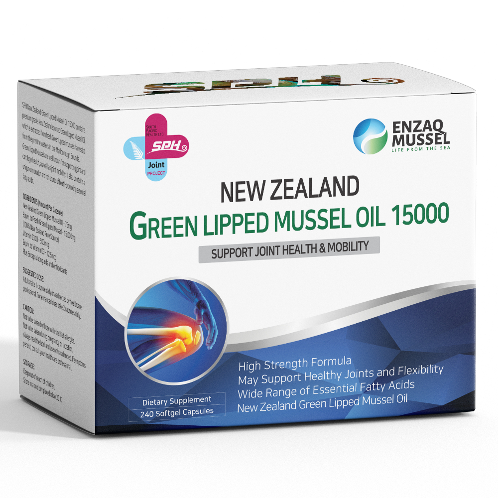 SPH NZ Green Lipped Mussel GLM Oil 15000 240caps