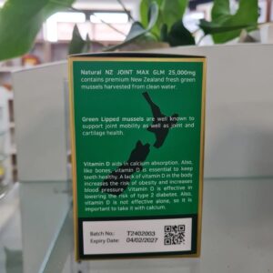 Natural NZ New Zealand GLM Joint MAX 25000 90Capsules - Image 3
