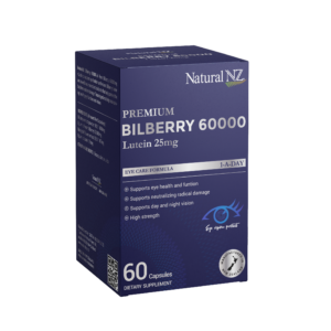 Natural NZ BILBERRY 60000 LUTEIN25MG 60Capsule - Image 1