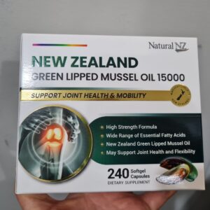 Natural NZ Green Lipped Mussel Oil GLM 15000 240 Capsules - Image 1