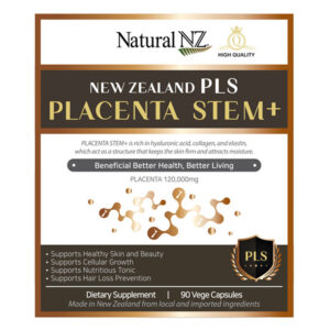 Natural NZ Placenta Stem+ 120,000mg 90 Vege Caps - Image 1