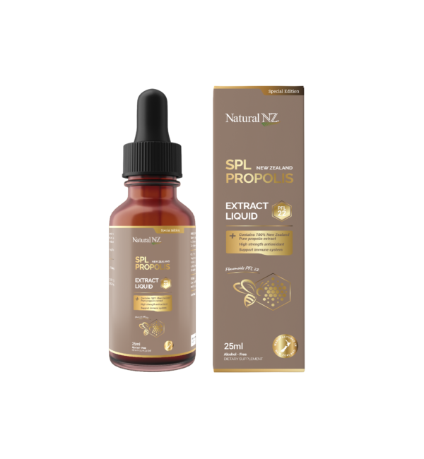 Natural NZ SPL Propolis PFL 22 Extract Liquid (Alcohol-Free) 25ml_누끼 Natural NZ SPL Propolis PFL 22 Extract Liquid Alcohol Free 25ml 누끼