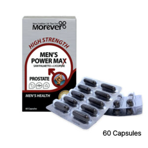 Morever Men’s Power Max 60 Capsules*2EA -Prostate, Saw Palmetto, Lycopene - Image 1
