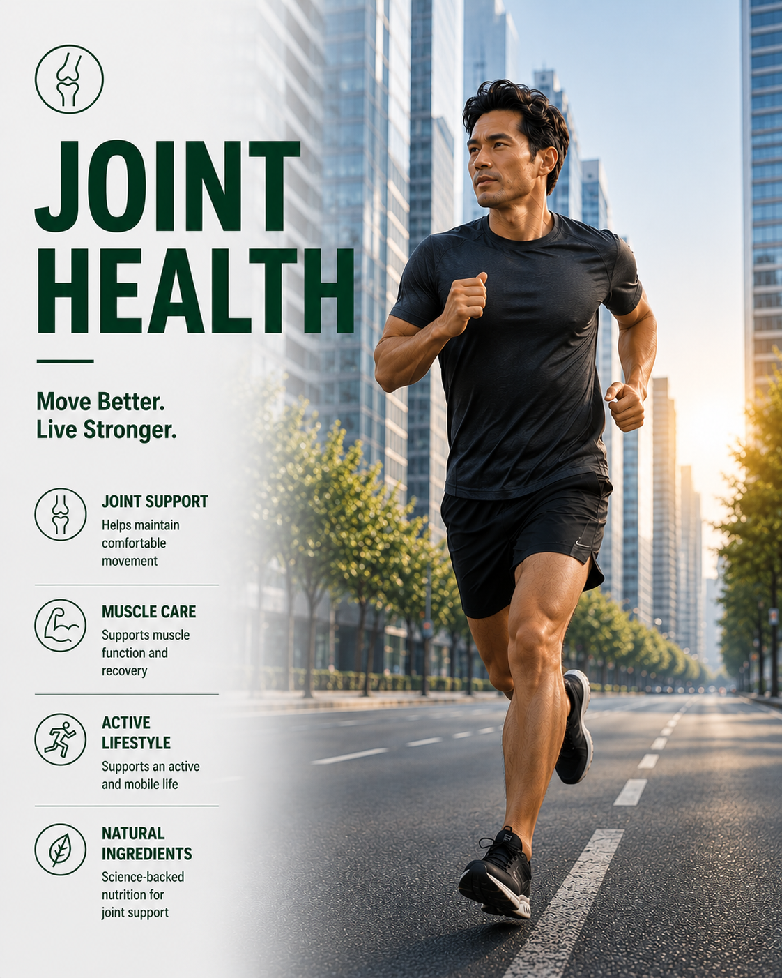 Home 8 Joint health wellness category image featuring active lifestyle and fitness in New Zealand